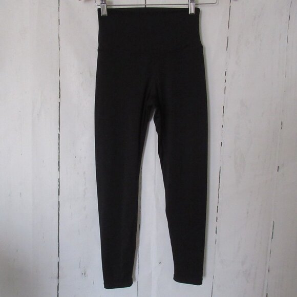 Quince Leggings S Small Black High Rise - Picture 1 of 5